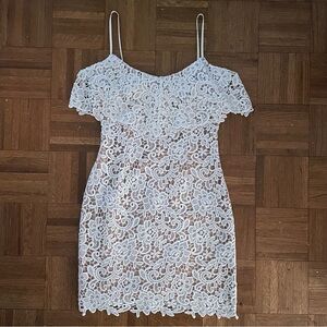 Guess white lace dress size S